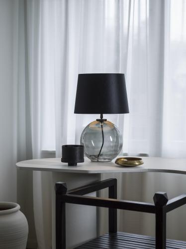 Lampfot - Jonna - Rökgrå - 32 x 25 cm - www.frokenfraken.se