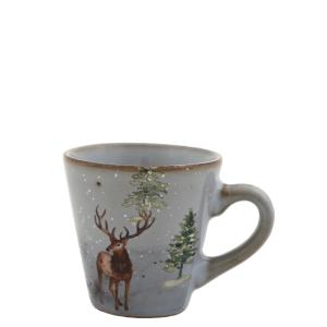 Gløggkrus - Hjort/Vinter - Ø6 x 6 cm - www.frokenfraken.se