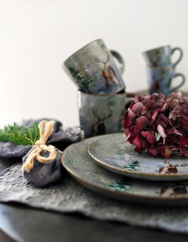 Gløggkrus - Hjort/Vinter - Ø6 x 6 cm - www.frokenfraken.se