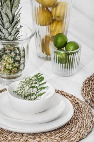 Bordstablett - Rund natur - Sjøgress - 40 cm - www.frokenfraken.se