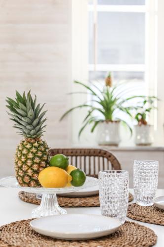 Bordstablett - Rund natur - Sjøgress - 40 cm - www.frokenfraken.se