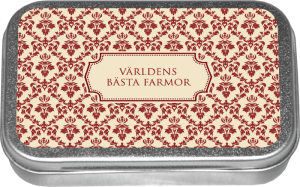 Pastiller - "Verdens beste farmor" - Appelsin - www.frokenfraken.se