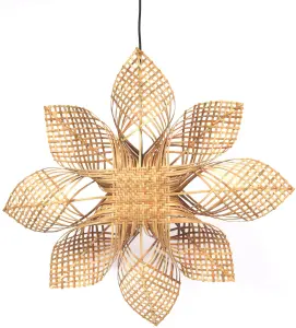Adventsstjerne - Anna Star - Rattan/Natur - Ø82 cm - www.frokenfraken.se