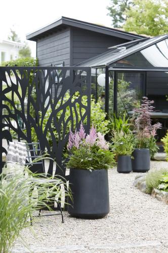 Trædgårdsstol - Stol - 2-pack - Jærn - Svart - 41 x 52 x 88 cm - www.frokenfraken.se