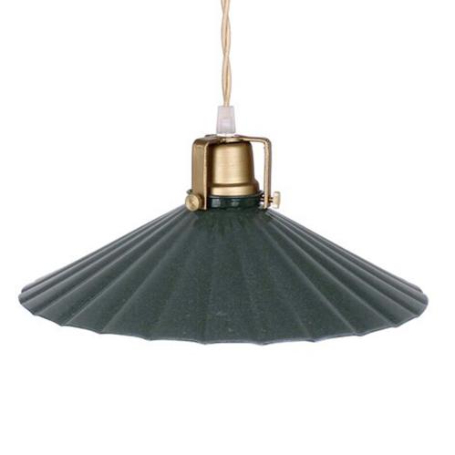 Taklampe Anita Mørkegrønn - Ø 29,5 x 15,5 cm - www.frokenfraken.se