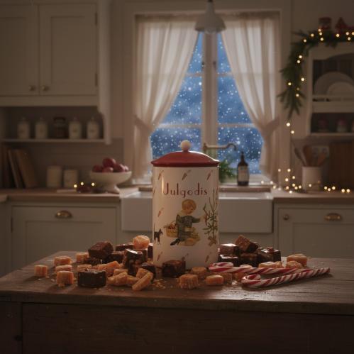 Plåtburk - Gammeldags - Julegodteri - www.frokenfraken.se