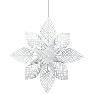 Adventsstjerne - Anna Star - Rattan/Hvit - Ø68 cm - www.frokenfraken.se