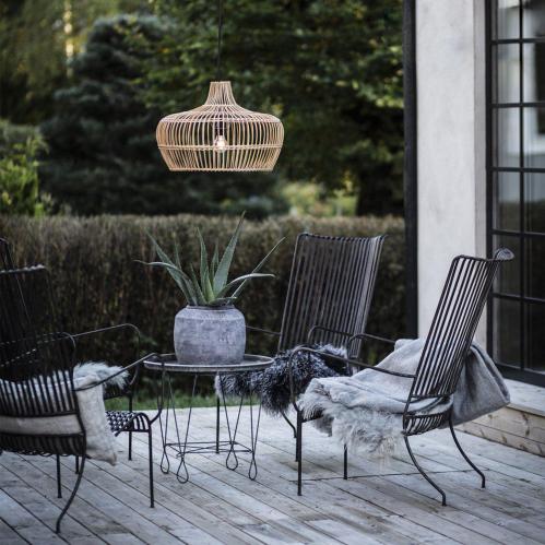 Takskjerm - Kisha - Rattan/Natur - Ø51 cm - www.frokenfraken.se