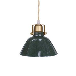 Taklampe Margareta Mørkegrønn - Ø 18 x 15 cm - www.frokenfraken.se