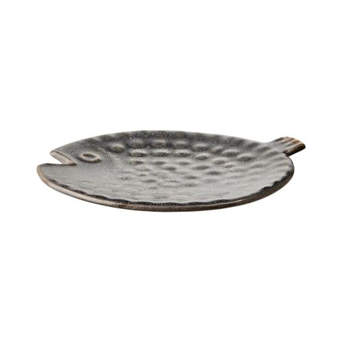 Tallerken Fisk - Grå - Ø19 cm - www.frokenfraken.se