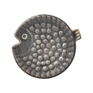 Tallerken Fisk - Grå - Ø19 cm - www.frokenfraken.se