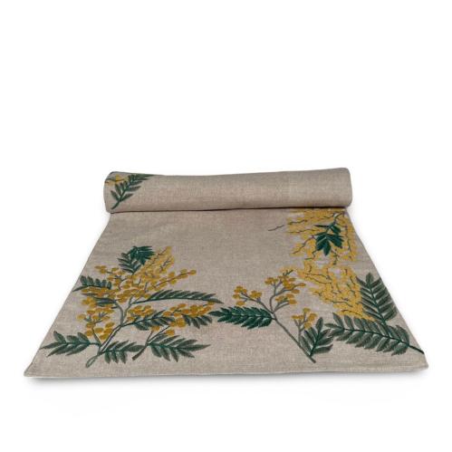 Løper Taxus Gul - 140 x 40 cm - www.frokenfraken.se