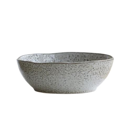 Skål - Rustikk - Grå/Blå - Ø21.5 cm - www.frokenfraken.se