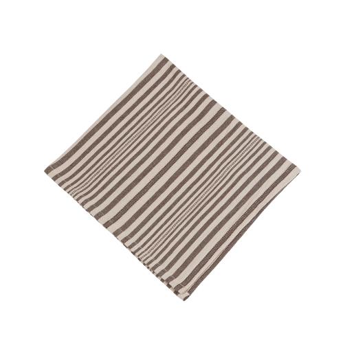 Serviett - KARIN - BRUN - 50 X 50 CM - 6-pakning - www.frokenfraken.se