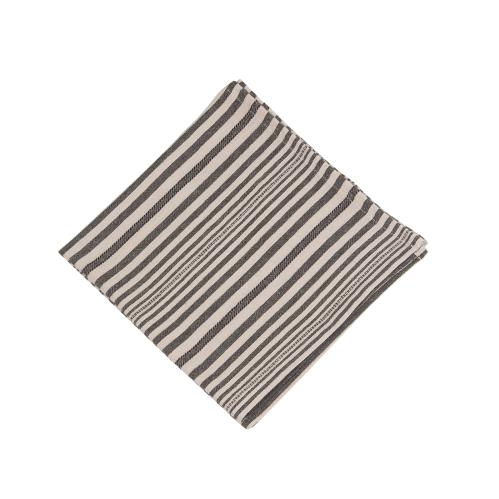 Serviett - KARIN - SVART - 50 X 50 CM - 6-pakning - www.frokenfraken.se