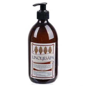 Linoljesåpe - Glassflaske - Original - 0,5L - www.frokenfraken.se