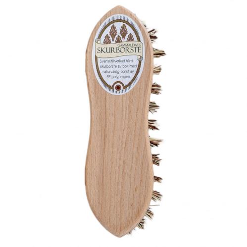 Gammeldags Skurebørste - Bøk - 21,5 cm - www.frokenfraken.se
