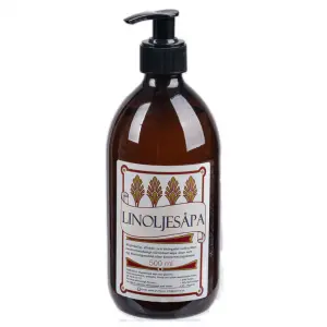 Linoljesåpe - Glassflaske - Original - 0,5L - www.frokenfraken.se