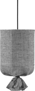 Utomhuslampe - Lin Gråsvart - Rund utendørs med ledning - 60 cm - www.frokenfraken.se