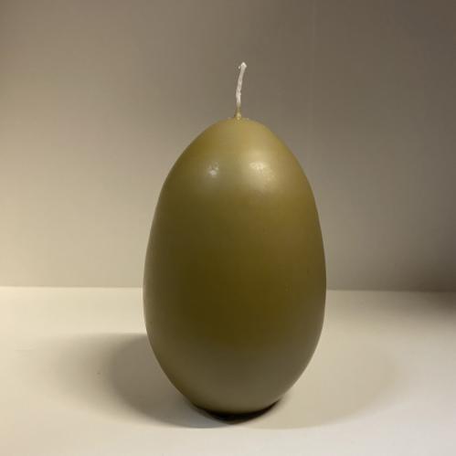 Lys - Egglys - Gås egg - Lin - 9 x 13 cm - www.frokenfraken.se