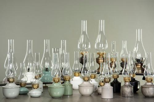 Fotogenlampe med strøm - Kremhvit - 42 cm - www.frokenfraken.se