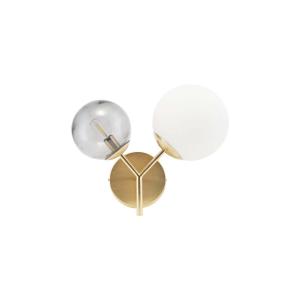 Vegglampe - Twice - Messing - 47 cm - www.frokenfraken.se