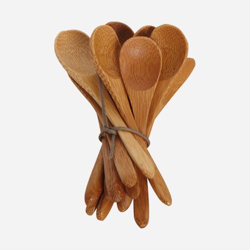 Skedar - Bambu - 12 stk - 9 cm - www.frokenfraken.se