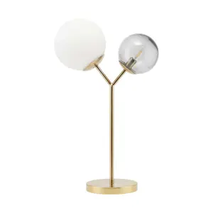 Bordslampe - Twice - Messing - 65 cm - www.frokenfraken.se