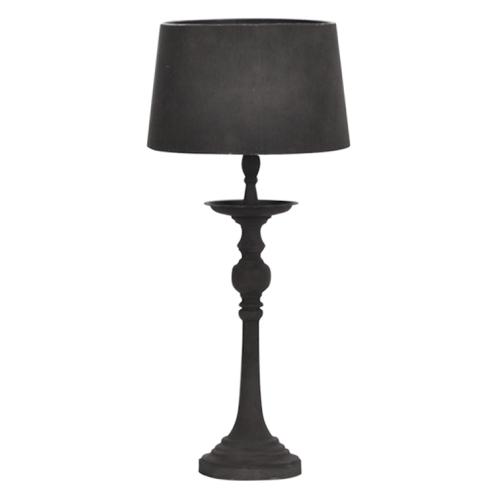 Lampe - Skjerm & Fot - Fransk Matt - 80 cm - www.frokenfraken.se
