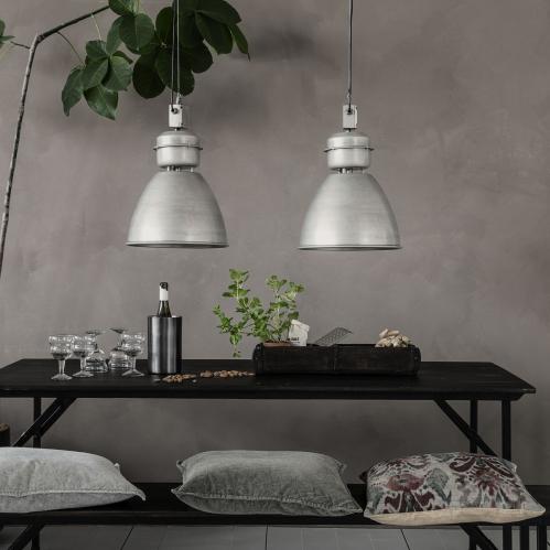 Taklampe - Industriell - Metall - Ø35 cm - www.frokenfraken.se