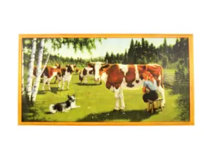 Bonad - Kuer i hagen - 78 x 41 cm - www.frokenfraken.se