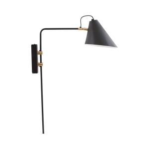 Vegglampe - Club - Svart - 46 x 62 x 18 cm - www.frokenfraken.se