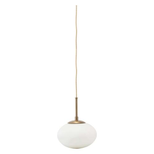 Lampe - Opal - Hvit - 17 x 22 cm - www.frokenfraken.se
