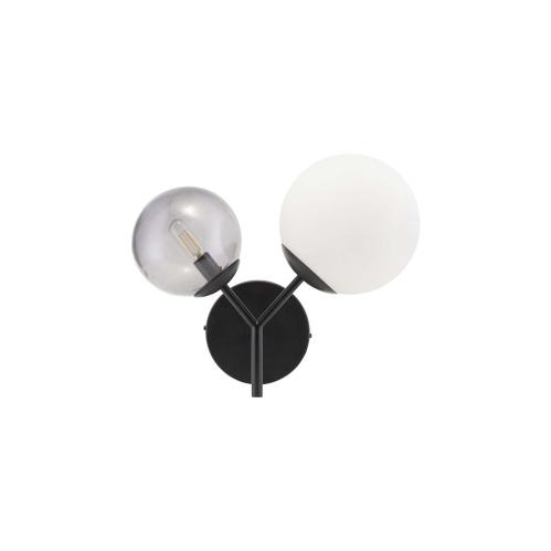 Vegglampe - Twice - Svart - 47 cm - www.frokenfraken.se