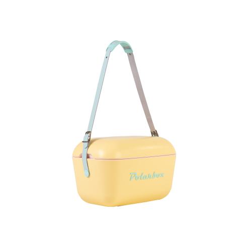Polarbox Kjølebag - Retro - Gul - 12 Liter - www.frokenfraken.se