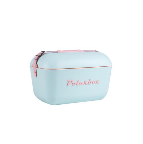 Polarbox Kjølebag - Retro - Lyseblå - 12 Liter - www.frokenfraken.se