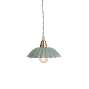 Taklampe Ingrid Grønn Liten - Ø 16,5 x 3,5 cm - www.frokenfraken.se