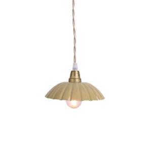 Taklampe Ingrid Gul Liten - Ø 16,5 x 3,5 cm - www.frokenfraken.se