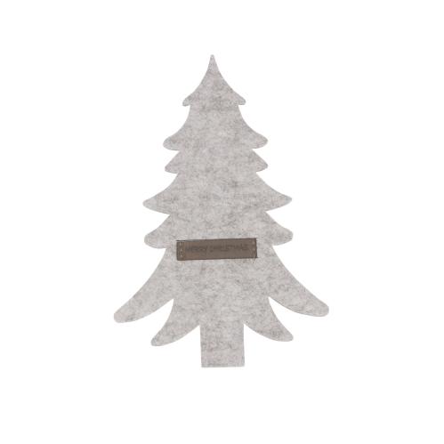 Bestikkholder - 4 grantrær - MERRY - SAND - 24 CM - www.frokenfraken.se