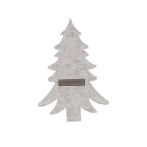 Bestikkholder - 4 grantrær - MERRY - SAND - 24 CM - www.frokenfraken.se