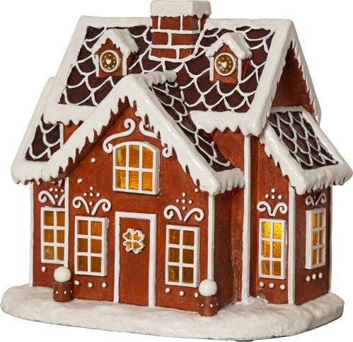 Lyslenke - Jul - Gingerville - 9 cm - www.frokenfraken.se