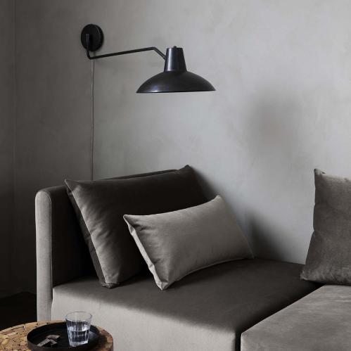 Vægglampa - Desk - Antik brun - 104 x 31 cm - www.frokenfraken.se