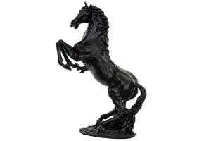 Hest Steg Svart/Brun - 46 x 21 x 56 cm - www.frokenfraken.se