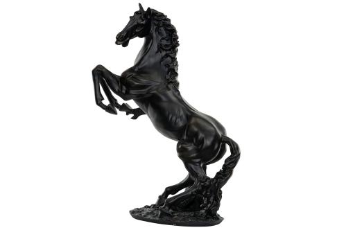 Hest Steg Svart/Brun - 46 x 21 x 56 cm - www.frokenfraken.se