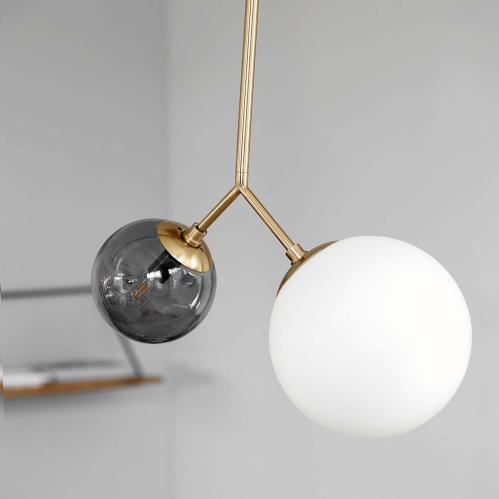 Lampe - Twice - Grå - 70 x 47 cm - www.frokenfraken.se