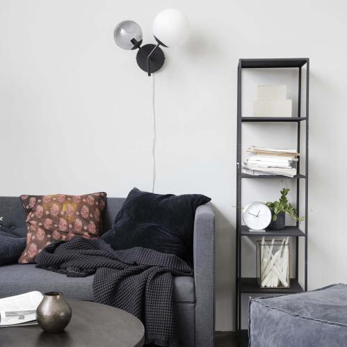 Vegglampe - Twice - Svart - 47 cm - www.frokenfraken.se