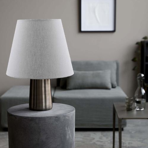 Lampfot - Bakora - Antik metallisk - 30.5 x 12.5 cm - www.frokenfraken.se