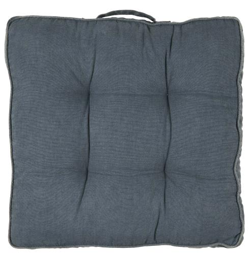 Kudde - Boxkudde - Blå - 45 x 5 x 45 cm - www.frokenfraken.se