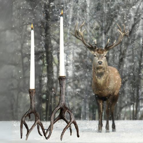 Lysstake - Reinhorn - Brunsvart - 29 cm - 1stk - www.frokenfraken.se