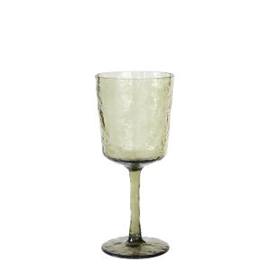 Vinglass - Plast - Hamret - Grønn - 19 cm - www.frokenfraken.se